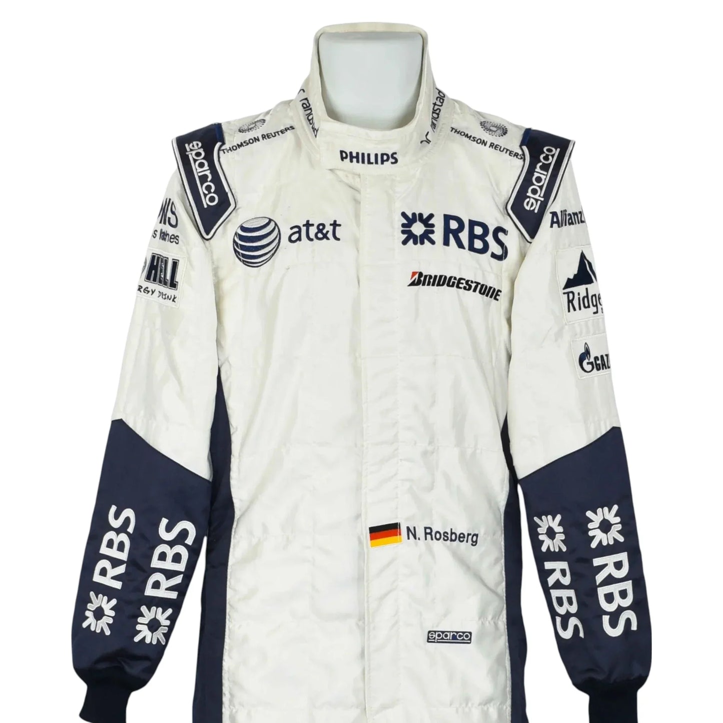 2009 Nico Rosberg Race Williams Formula 1 Suit - Iconic Race Attire - F1 Vintage Racewear