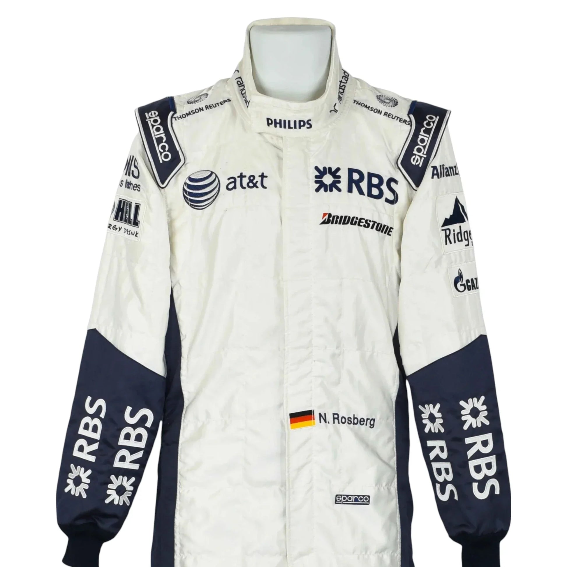 2009 Nico Rosberg Race Williams Formula 1 Suit - Iconic Race Attire - F1 Vintage Racewear