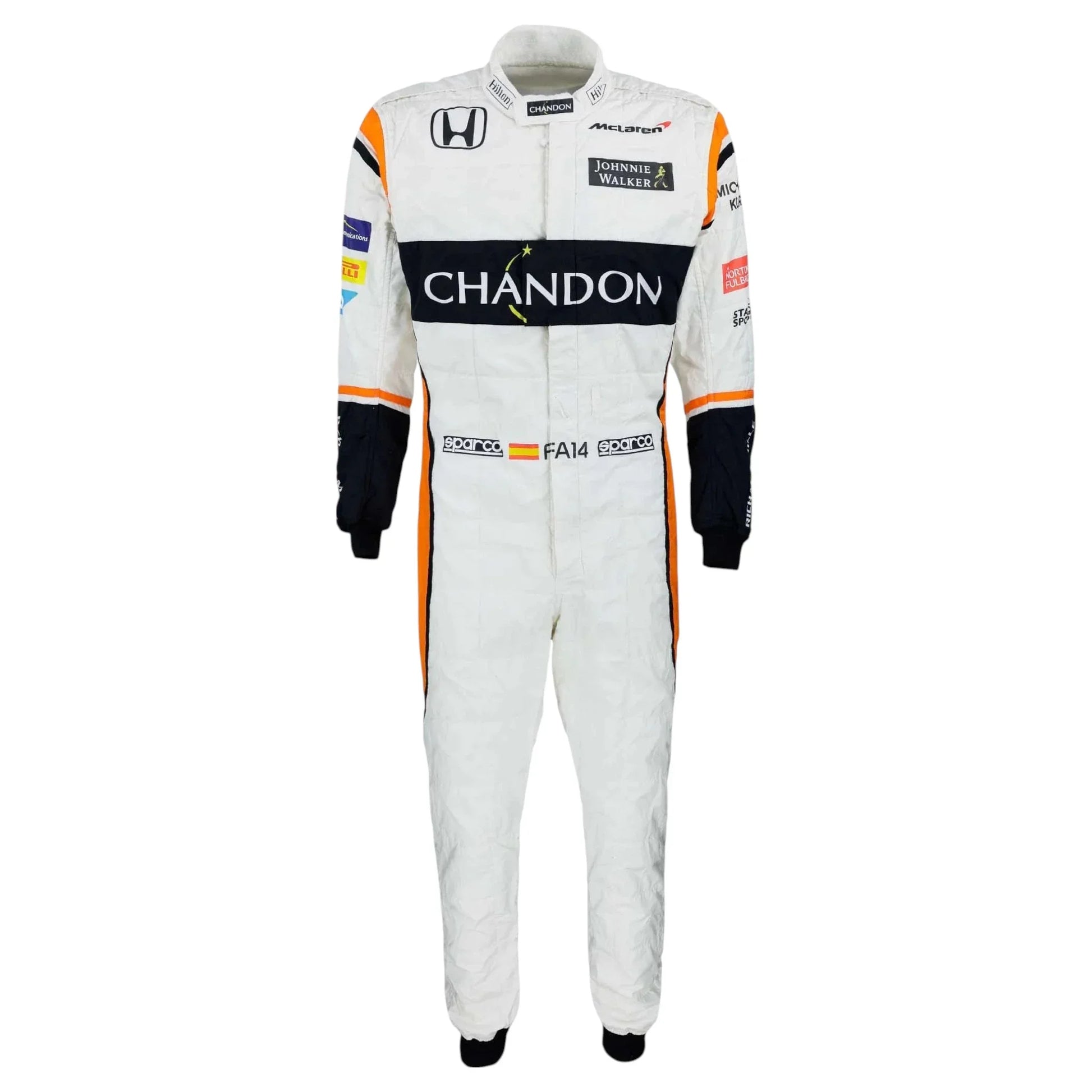 2017 Fernando Alonso Spanish Grand Prix McLaren F1 Suit - F1 Vintage Racewear