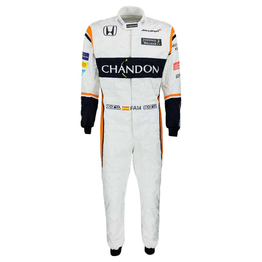 2017 Fernando Alonso Spanish Grand Prix McLaren F1 Suit - F1 Vintage Racewear