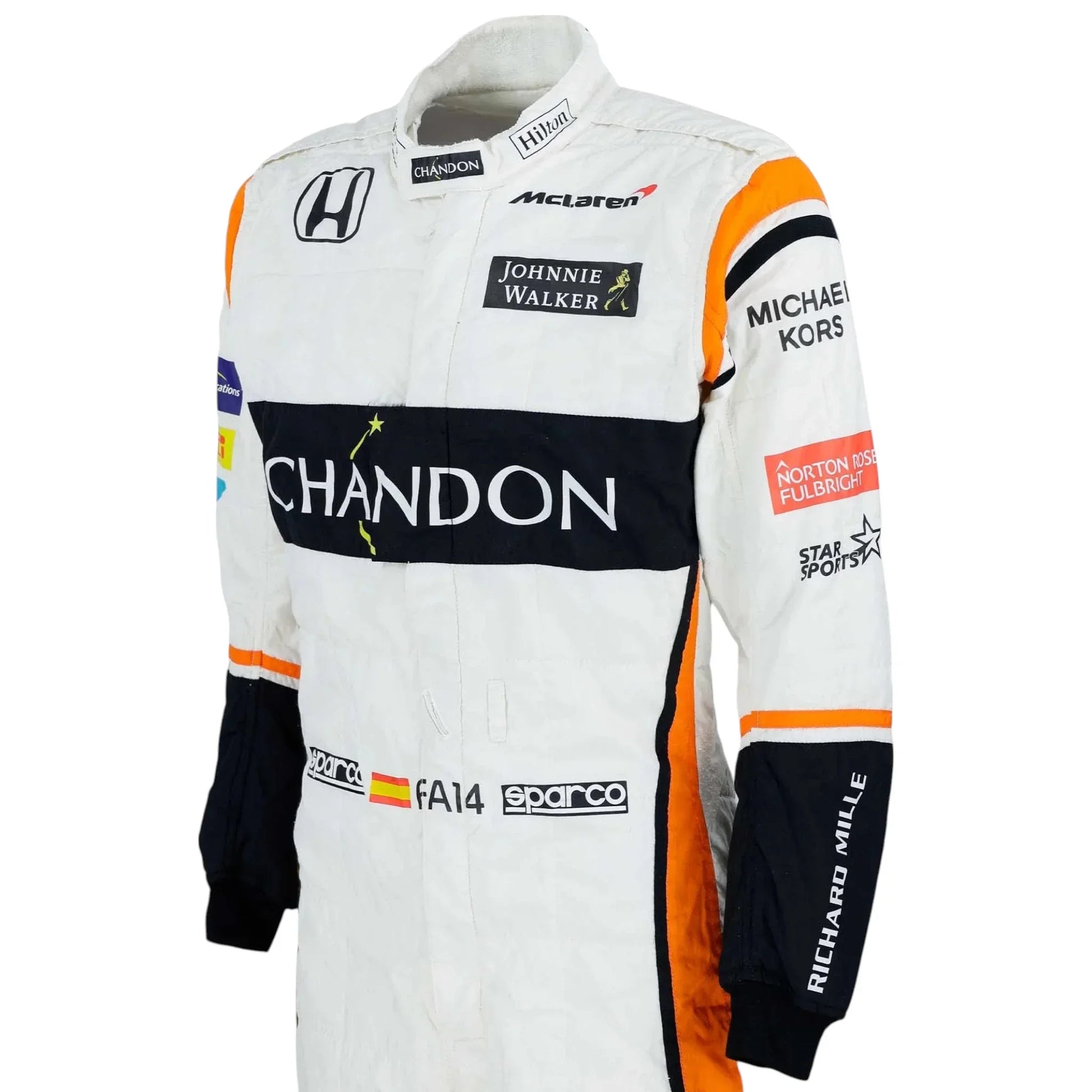 2017 Fernando Alonso Spanish Grand Prix McLaren F1 Suit - F1 Vintage Racewear