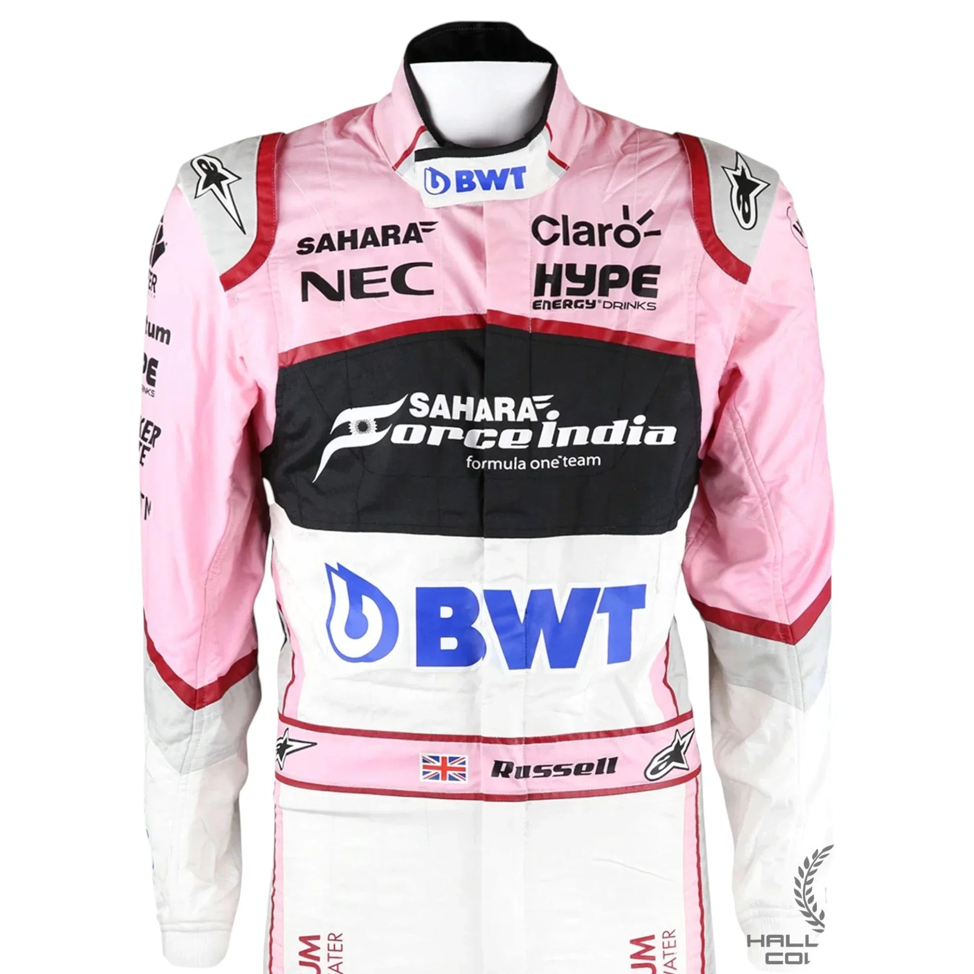 George Russell 2017 Abu Dhabi GP FP1 | Force India F1 Suit - F1 Vintage Racewear
