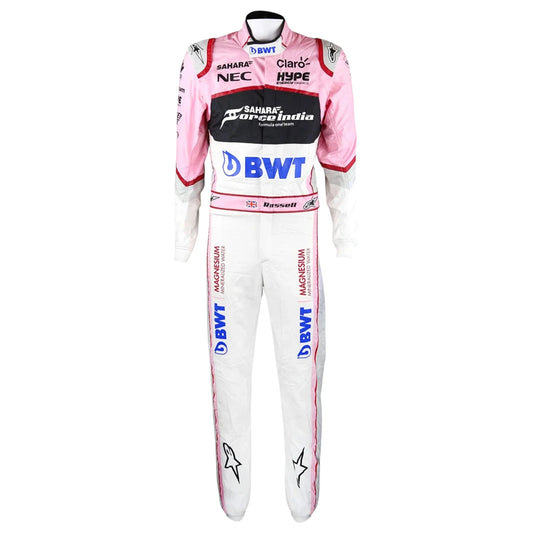 George Russell 2017 Abu Dhabi GP FP1 | Force India F1 Suit - F1 Vintage Racewear