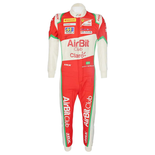 Enzo Fittipaldi Signed Race Suit - HWA Racelab F3 - F1 Vintage Racewear