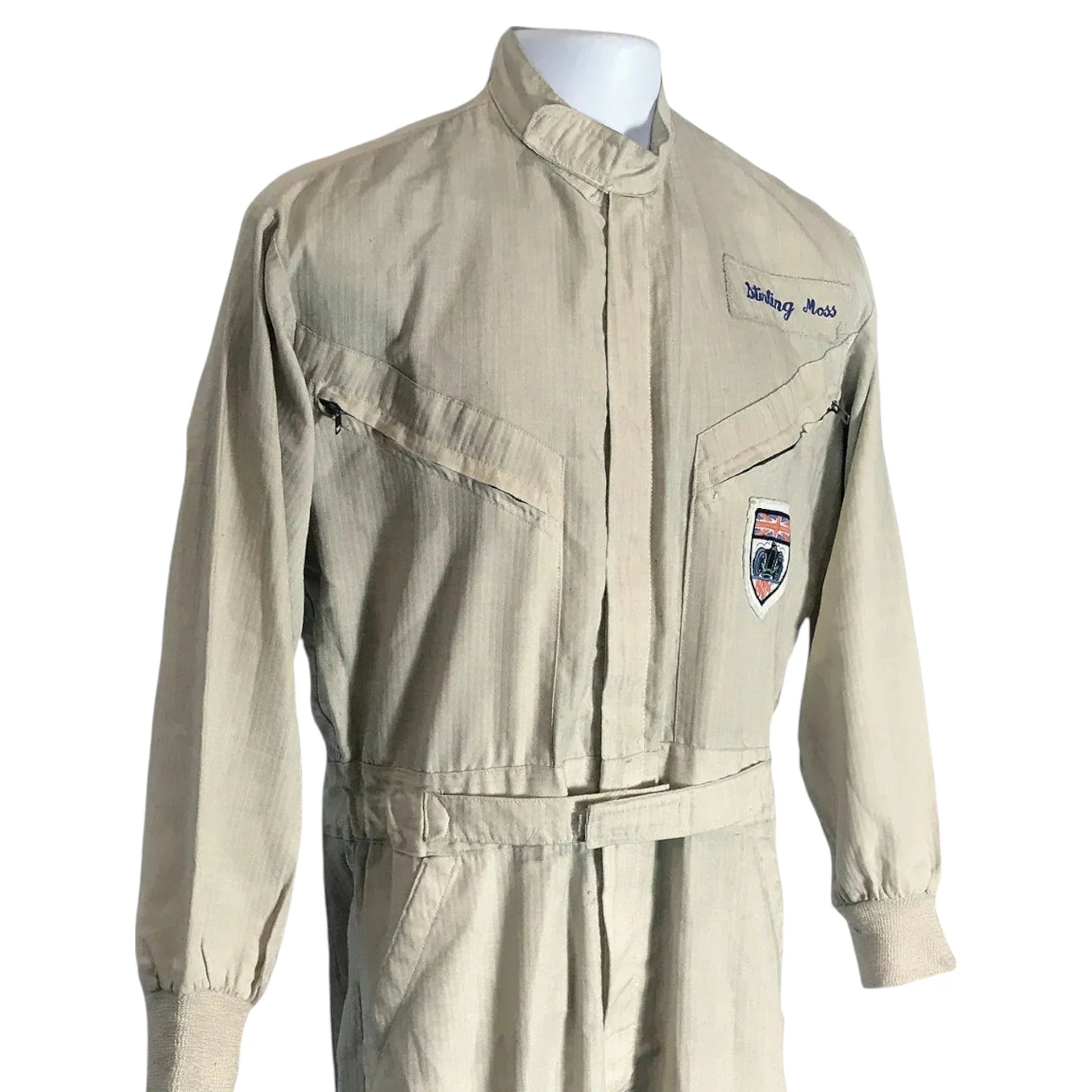 Sir Stirling Moss Race Les Leston Racing Suit - F1 Vintage Racewear