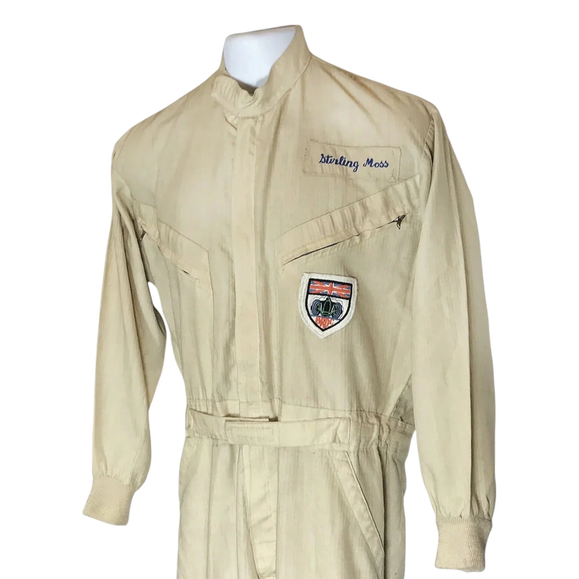 Sir Stirling Moss Race Les Leston Racing Suit - F1 Vintage Racewear