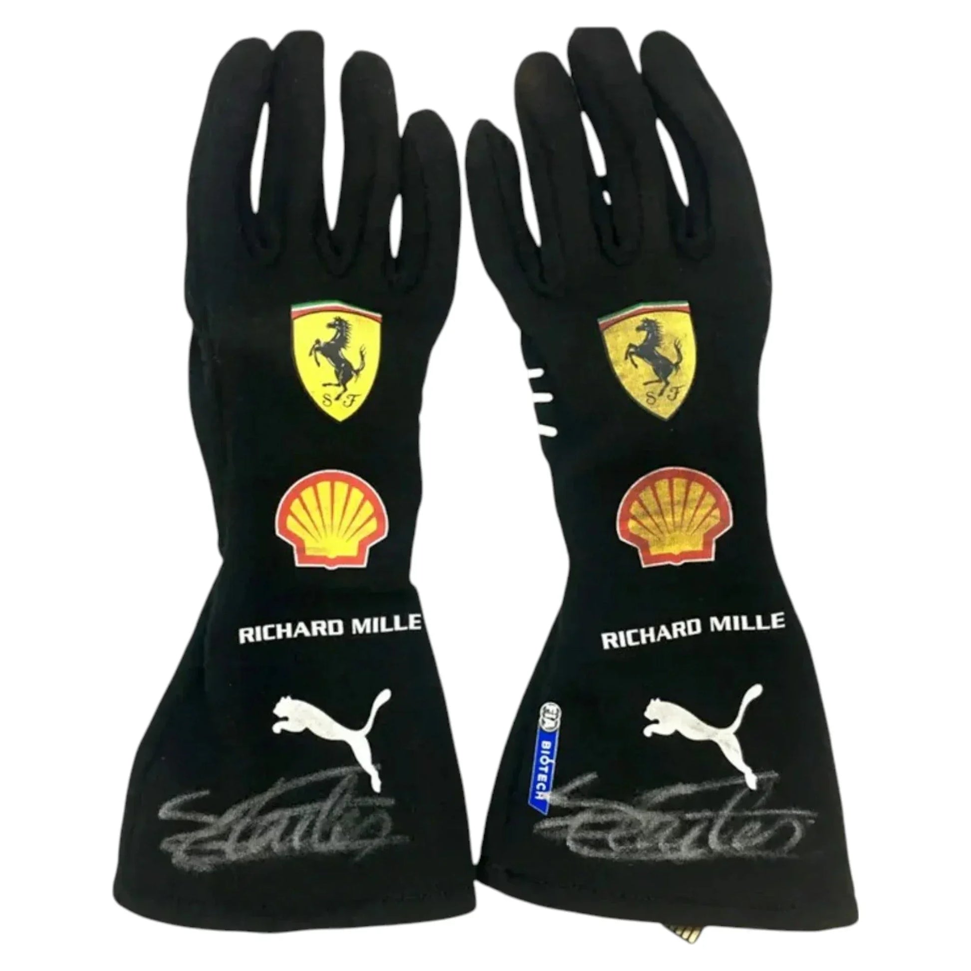 2021 Charles Leclerc Ferrari Monaco GP F1 gloves - F1 Vintage Racewear