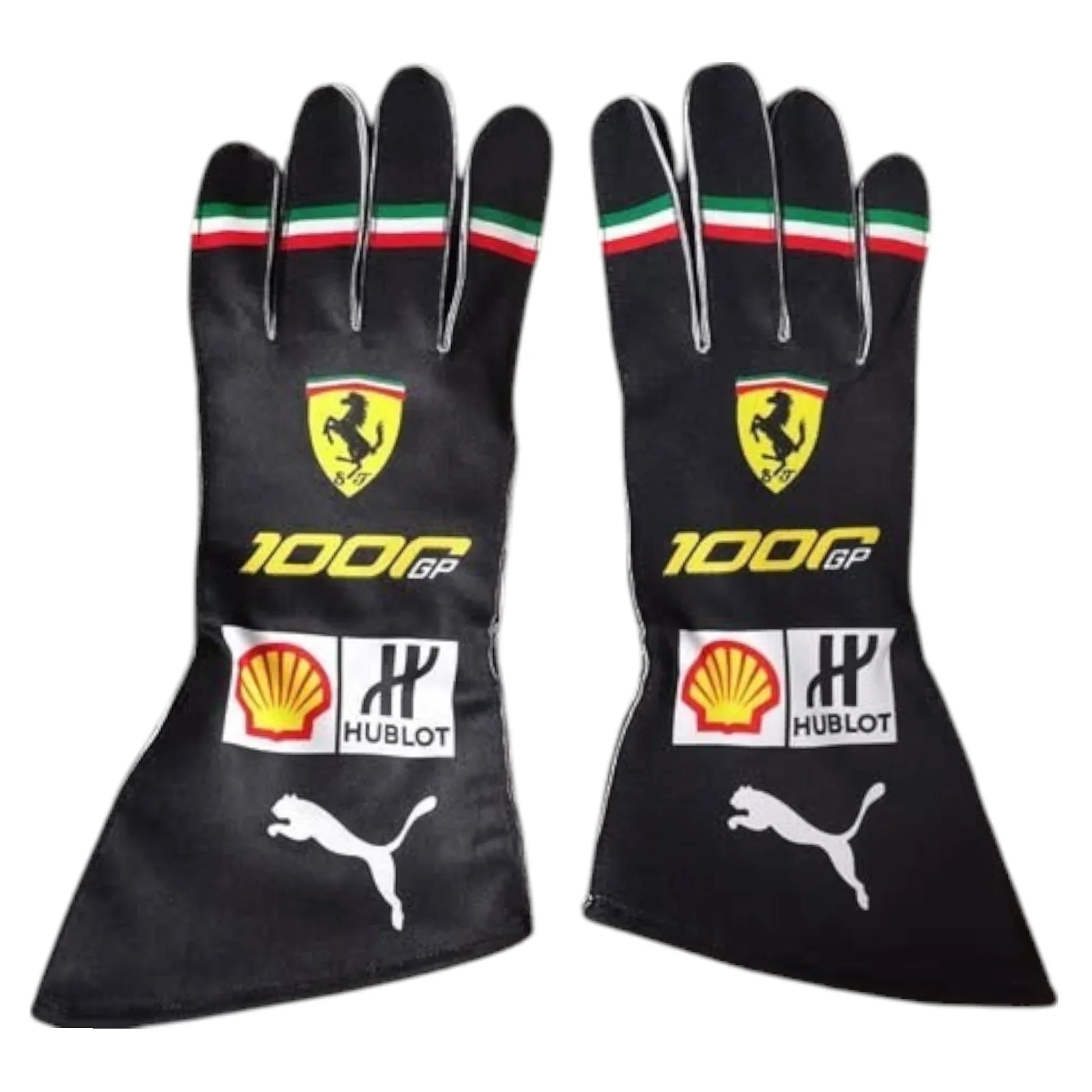 Charles Leclerc 2020 Ferrari 1000 GP F1 Race Gloves - F1 Vintage Racewear
