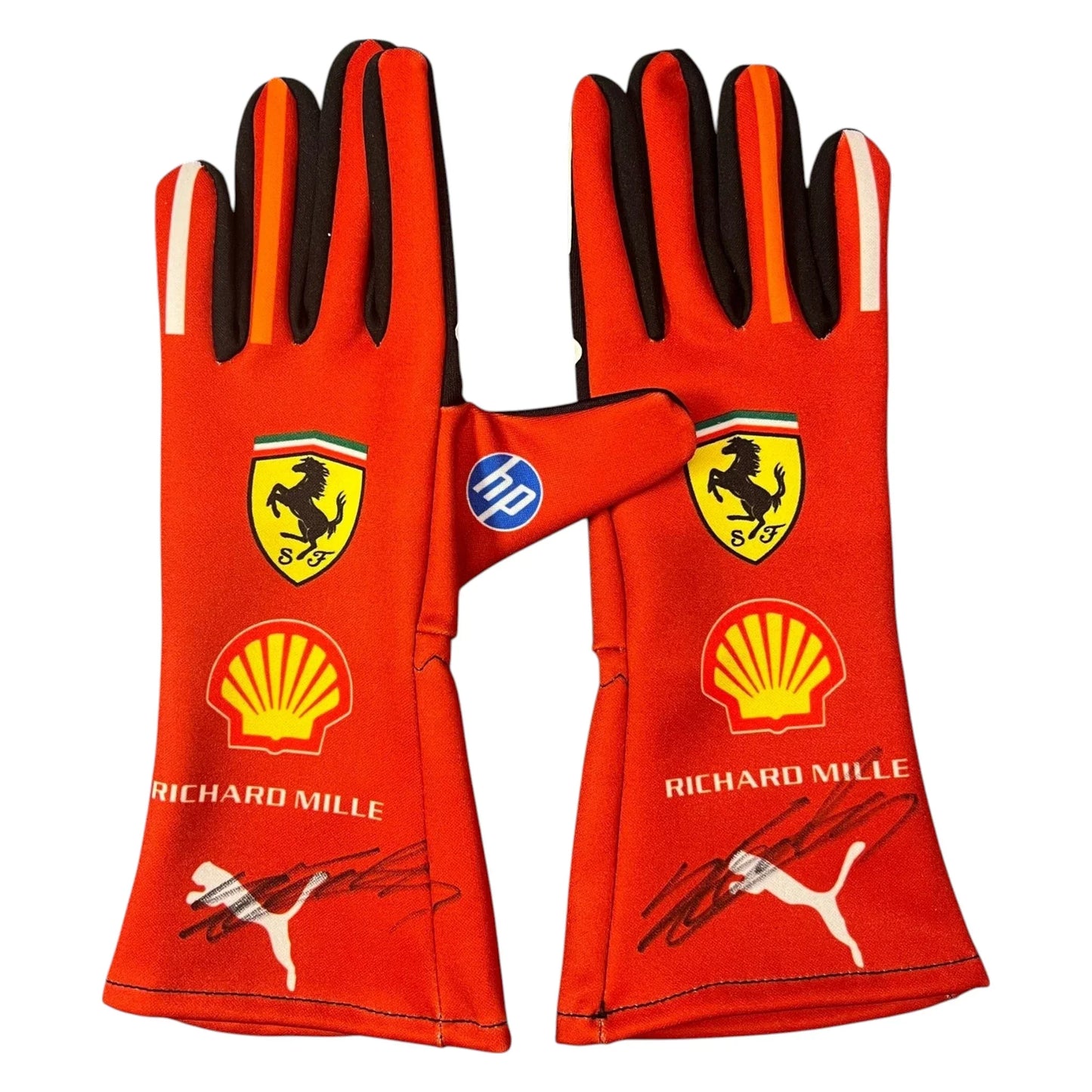 2024 Charles Leclerc Ferrari F1 Racing Gloves - F1 Vintage Racewear