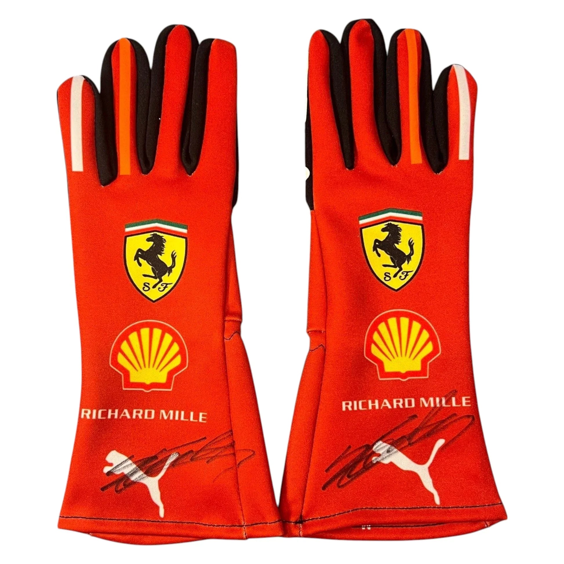 2024 Charles Leclerc Ferrari F1 Racing Gloves - F1 Vintage Racewear
