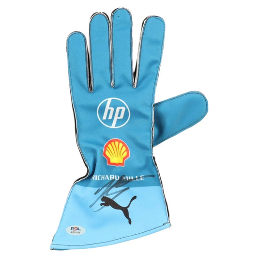 2024 Carlos Sainz Ferrari HP Miami F1 Racing Gloves - F1 Vintage Racewear