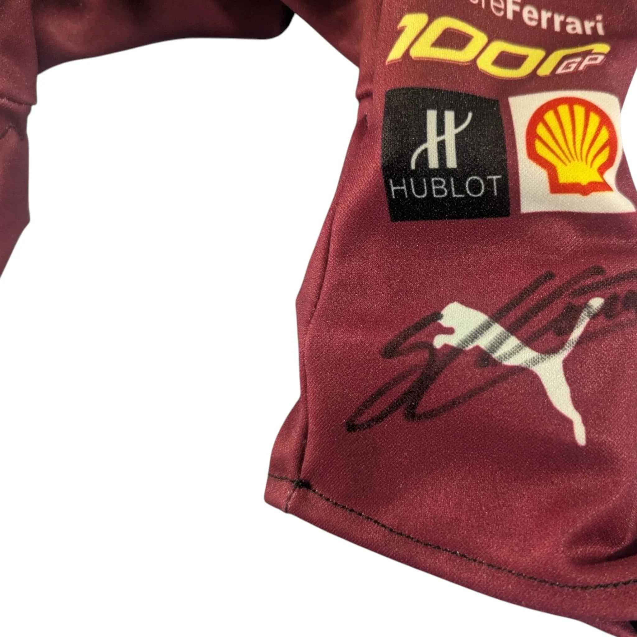 2020 Charles Leclerc Ferrari F1 1000 GP Racing Gloves - F1 Vintage Racewear