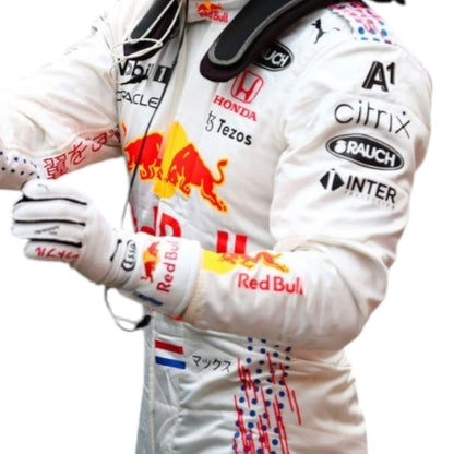 2021 Max Verstappen Red Bull Gloves - F1 Vintage Racewear