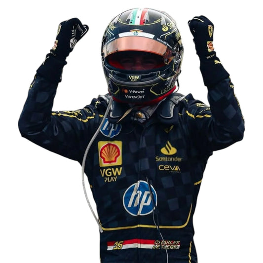 2024 Charles Leclerc F1 Racing Gloves - Italian Grand Prix | Ferrari - F1 Vintage Racewear