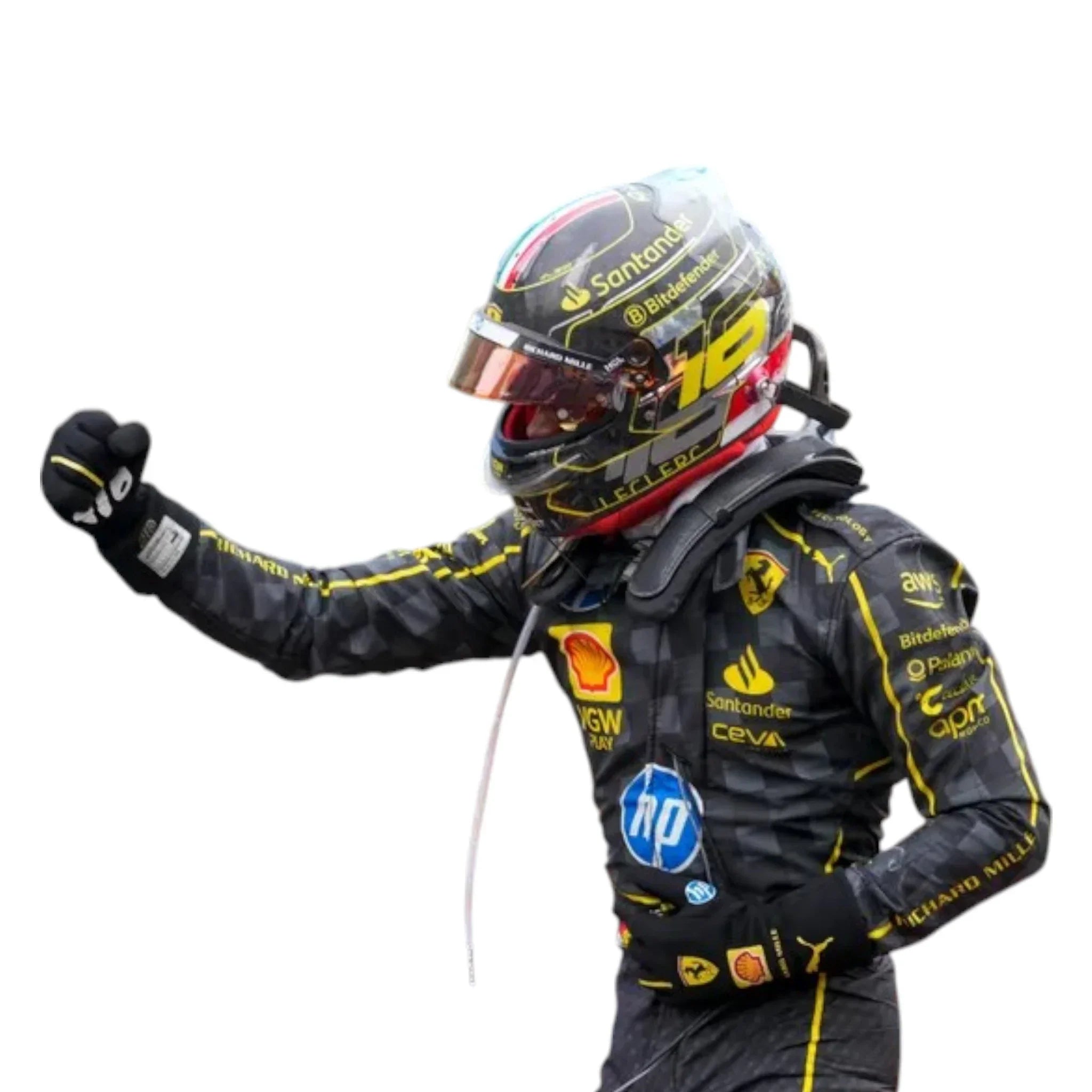 2024 Charles Leclerc F1 Racing Gloves - Italian Grand Prix | Ferrari - F1 Vintage Racewear
