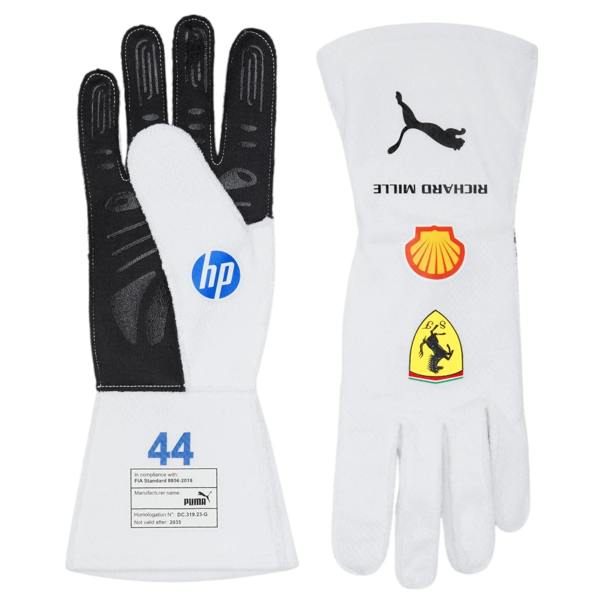 Lewis Hamilton 2025 Ferrari HP Racing Gloves | Miami GP - F1 Vintage Racewear