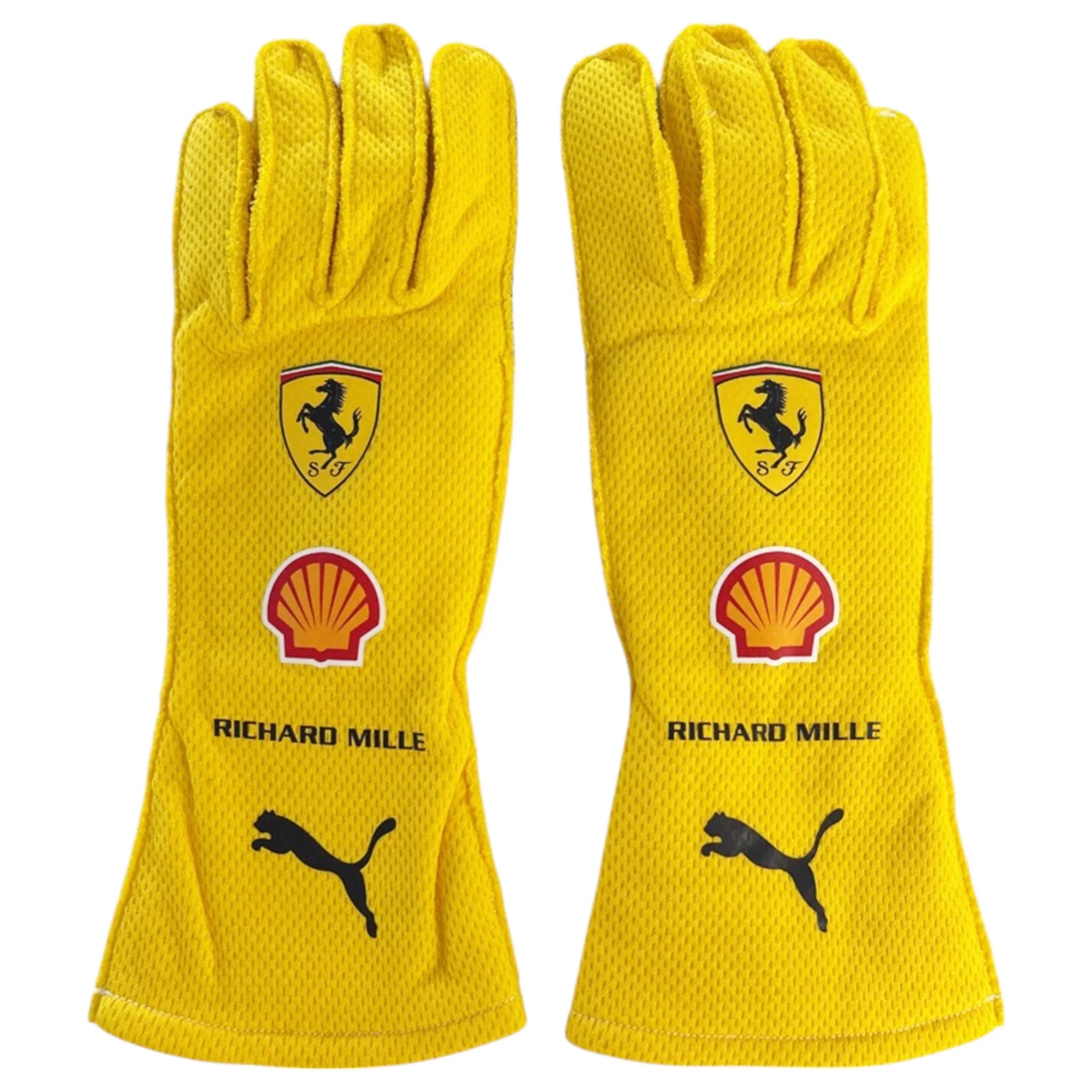 Lewis Hamilton 2025 Ferrari GP Racing Gloves - F1 Vintage Racewear