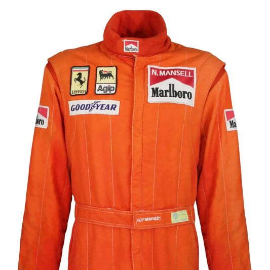 1989 Nigel Mansell Scuderia Ferrari F1 Race Suit - F1 Vintage Racewear