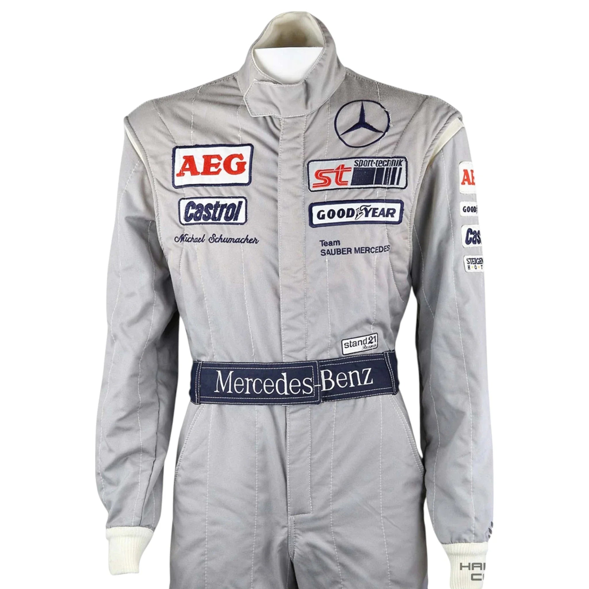 1990 Michael Schumacher Mercedes Benz World Sportscar Suit - F1 Vintage Racewear