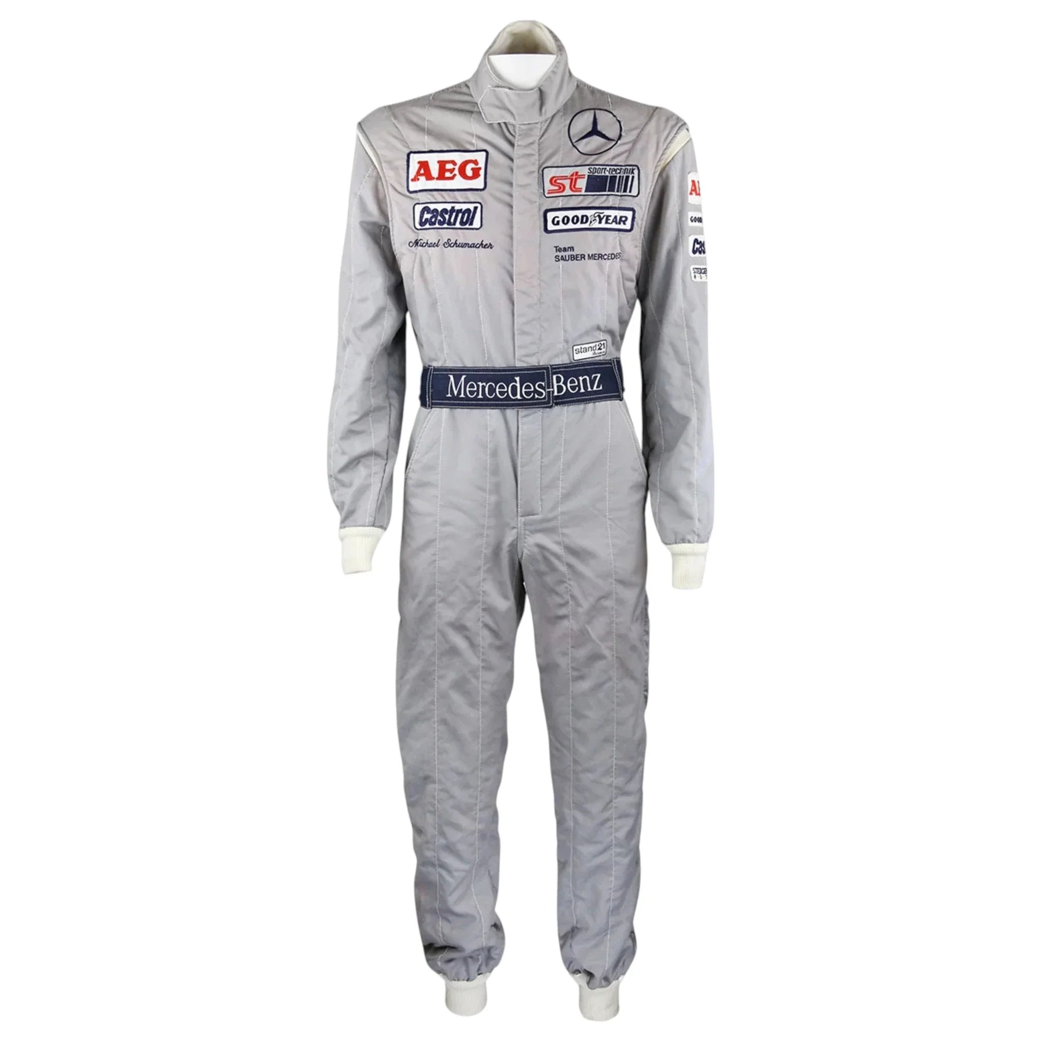 1990 Michael Schumacher Mercedes Benz World Sportscar Suit - F1 Vintage Racewear