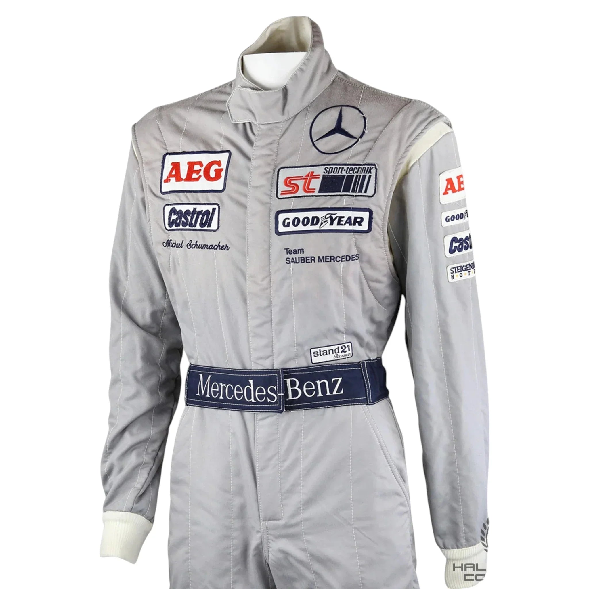 1990 Michael Schumacher Mercedes Benz World Sportscar Suit - F1 Vintage Racewear