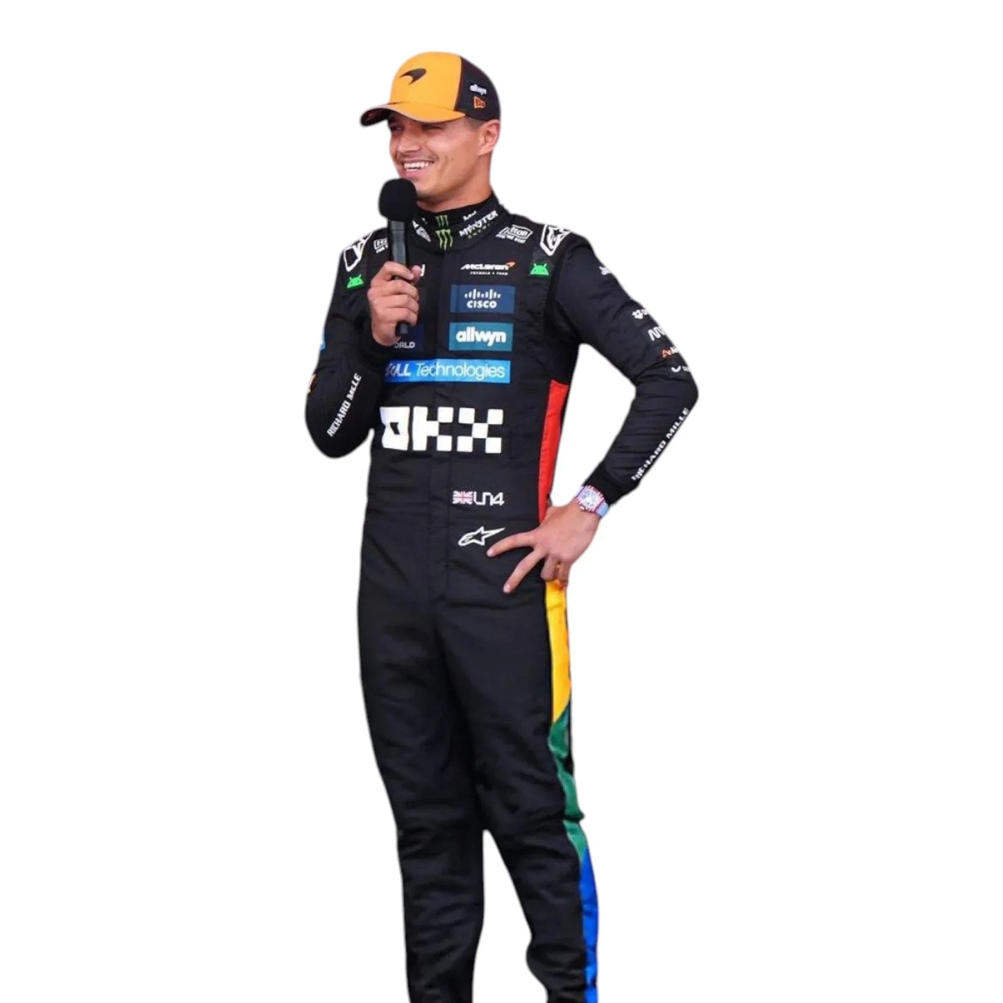 2025 McLaren Formula One Driver Race Suit - British Grand Prix - F1 Vintage Racewear