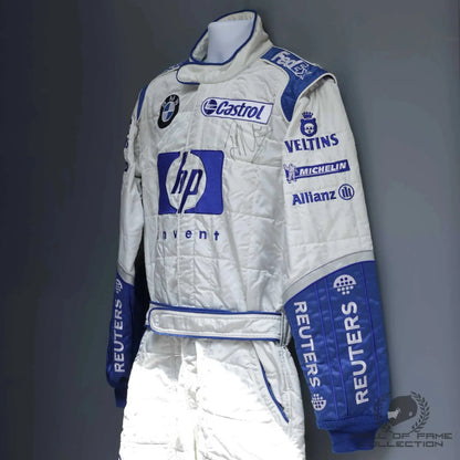 2002 Juan Pablo Montoya Signed Williams-BMW Season F1 Pit Crew Suit - F1 Vintage Racewear