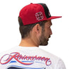 KIMI RÄIKKÖNEN CAP CROSS LOGO FLATBRIM - Vintage F1 Racewear