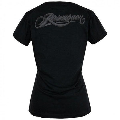 KIMI RÄIKKÖNEN LADIES T-SHIRT SCRIPT LOGO - F1 Vintage Racewear