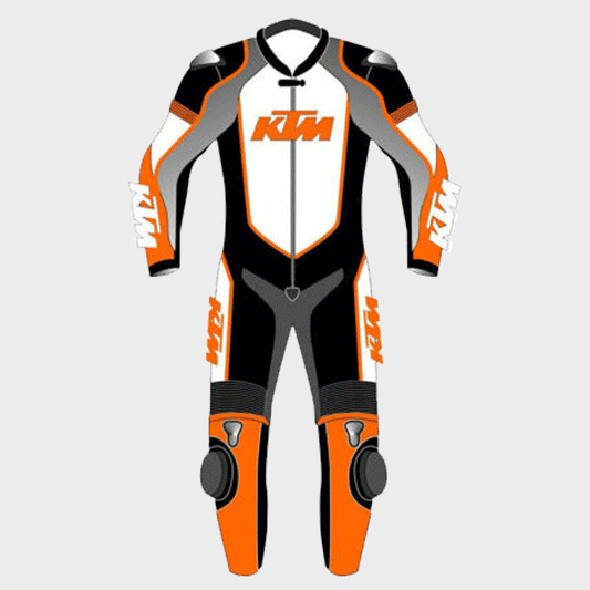KTM Racing Leather Suit - F1 Vintage Racewear