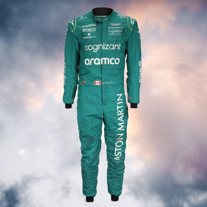 Lance Stroll 2022 Aston Martin Race Suit F1 Replica - F1 Vintage Racewear