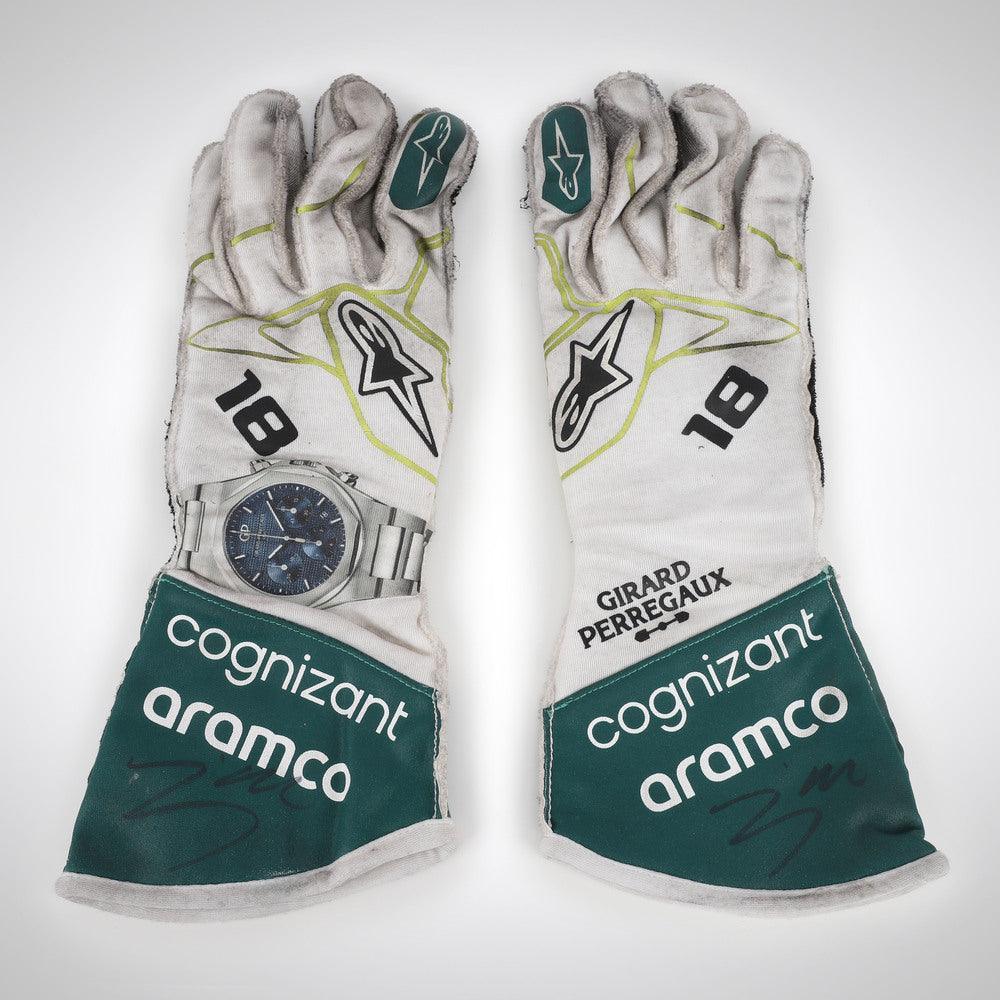 LANCE STROLL 2022 RACE RACE GLOVES - AUSTRALIAN GP - F1 Vintage Racewear