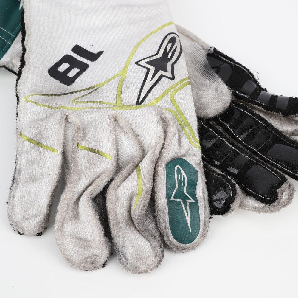 LANCE STROLL 2022 RACE RACE GLOVES - AUSTRALIAN GP - F1 Vintage Racewear