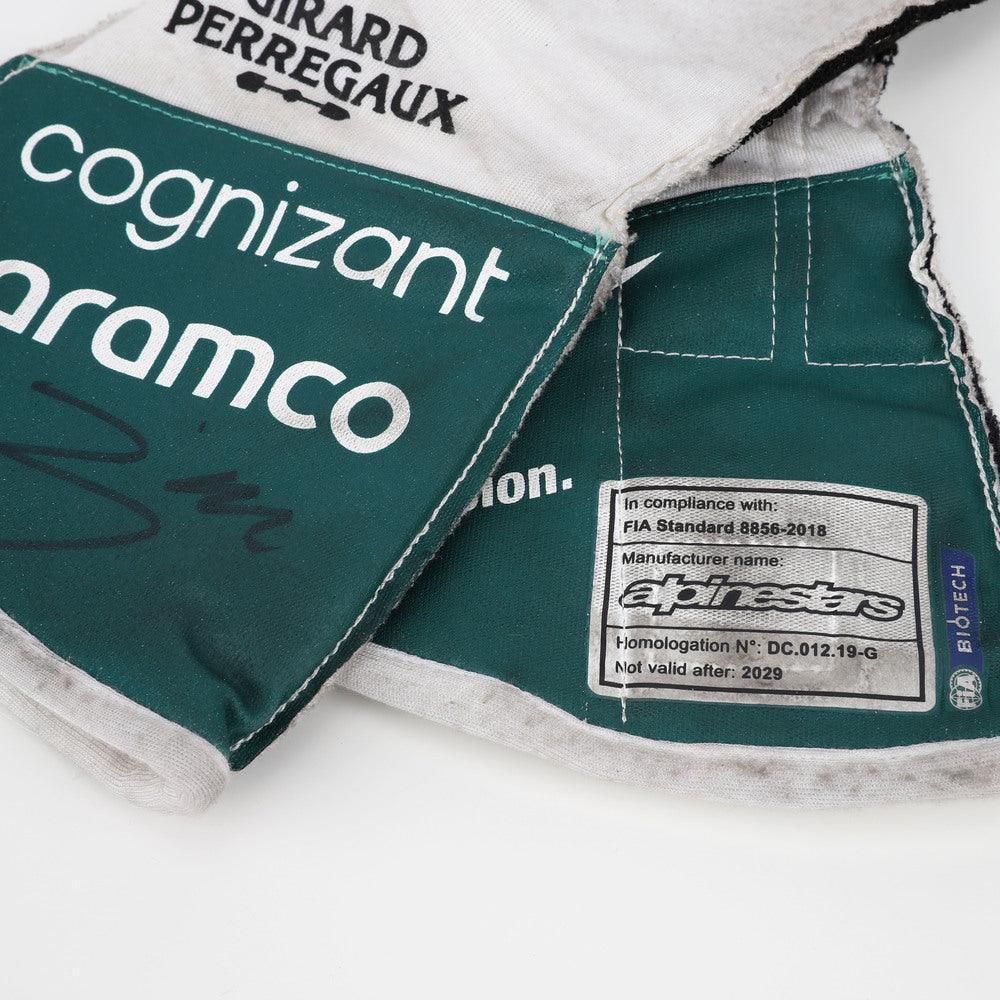 LANCE STROLL 2022 RACE RACE GLOVES - AUSTRALIAN GP - F1 Vintage Racewear