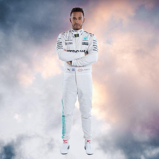 LEWIS HAMILTON 2017 REPLICA RACE SUIT - MERCEDES-AMG PETRONAS FORMULA ONE TEAM - F1 Vintage Racewear