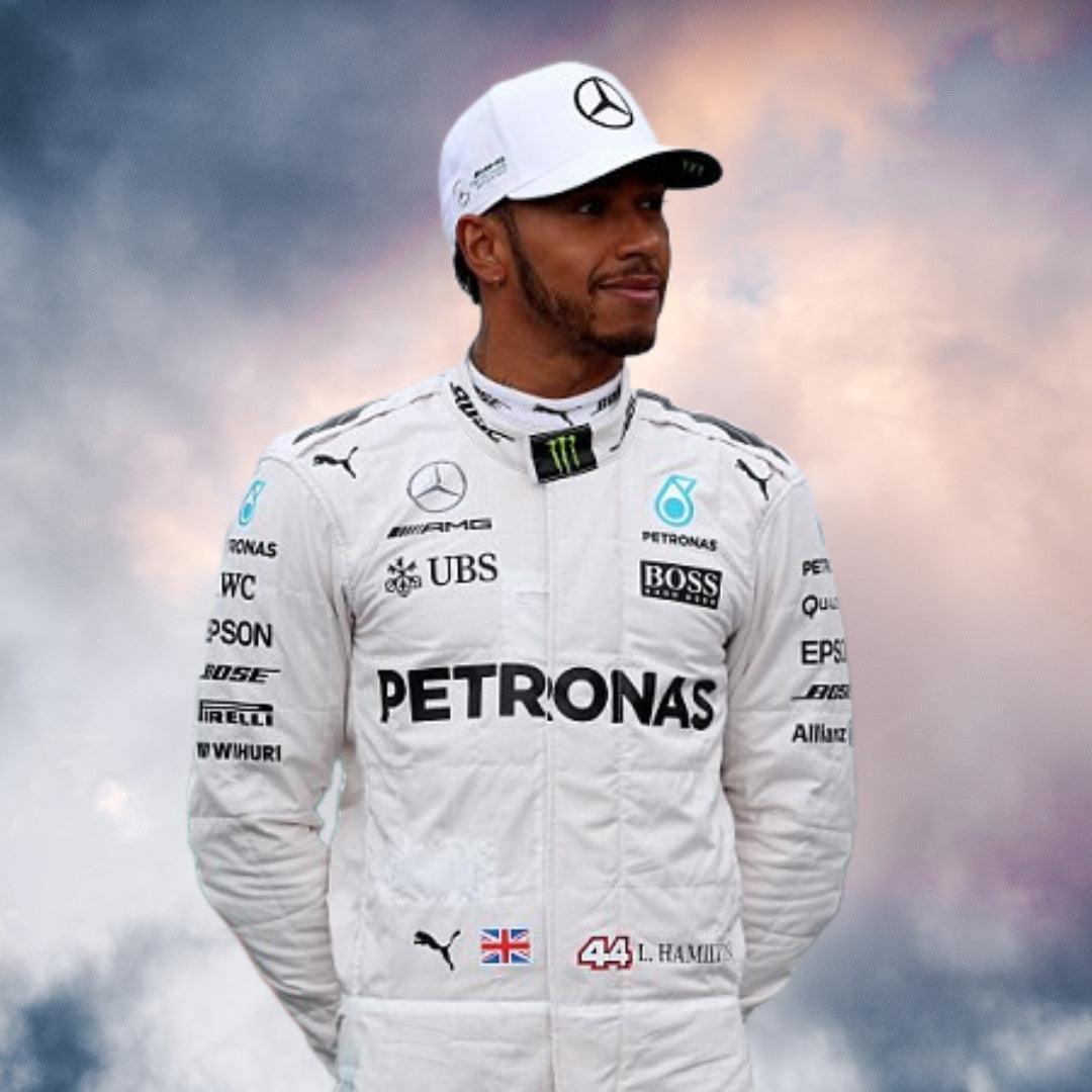 LEWIS HAMILTON 2017 REPLICA RACE SUIT - MERCEDES-AMG PETRONAS FORMULA ONE TEAM - F1 Vintage Racewear