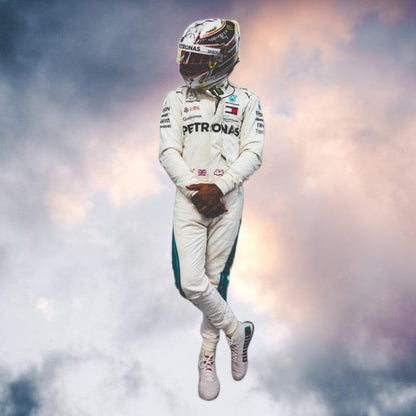 LEWIS HAMILTON 2018 REPLICA RACE SUIT - MERCEDES-AMG PETRONAS FORMULA ONE TEAM - F1 Vintage Racewear