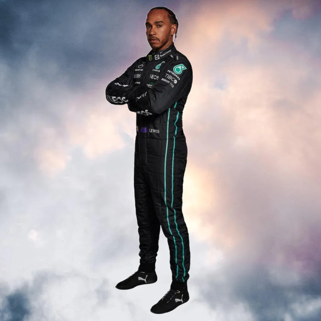 Lewis Hamilton 2022 Replica Mercedes-AMG Petronas F1 Team Race Suit - F1 Vintage Racewear
