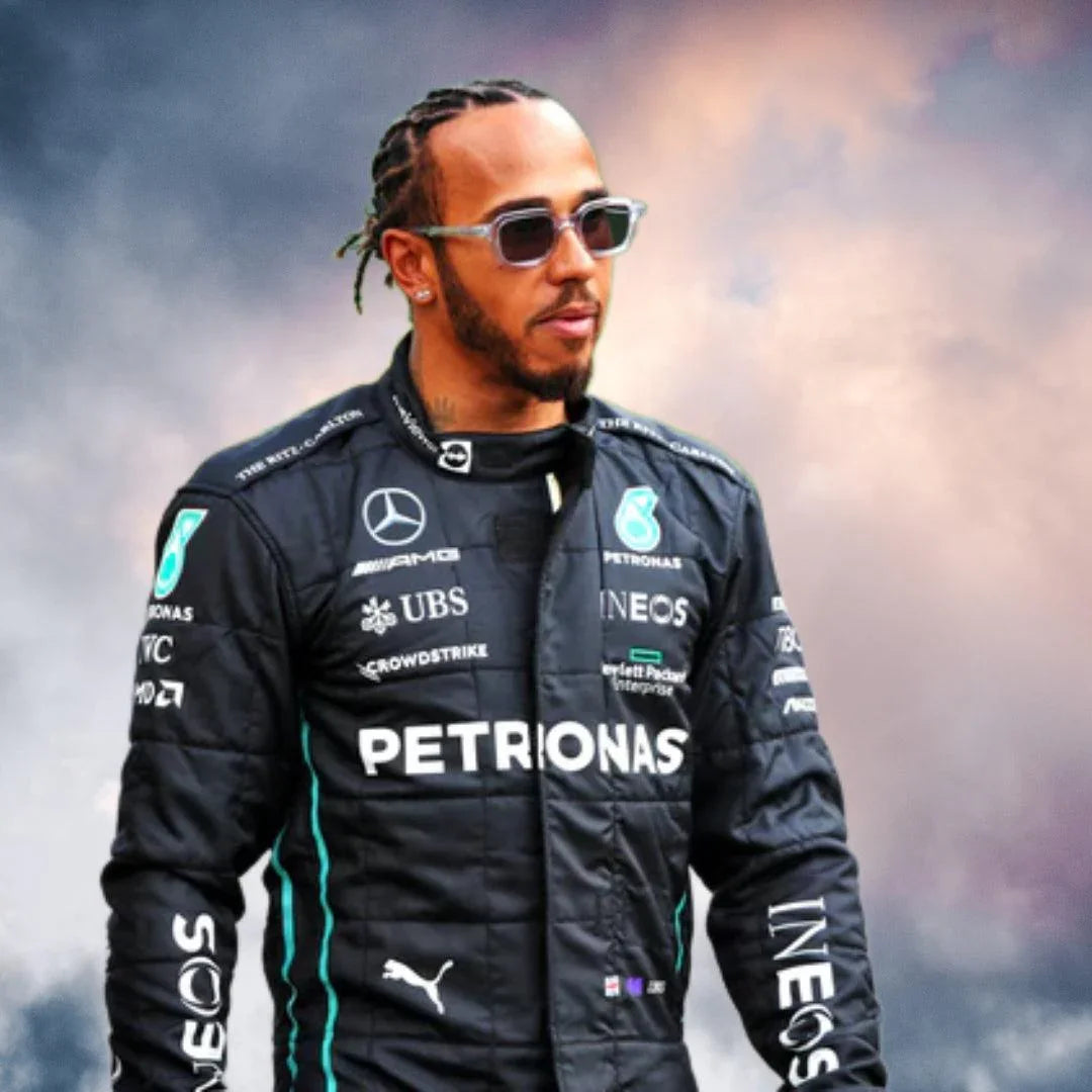 Lewis Hamilton 2022 Replica Mercedes-AMG Petronas F1 Team Race Suit - F1 Vintage Racewear