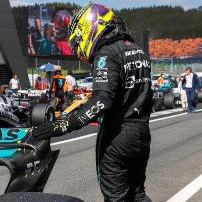 Lewis Hamilton 2022 Replica Mercedes-AMG Petronas F1 Team Race Suit - F1 Vintage Racewear