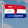 Max Verstappen Flag Formula One - Vintage F1 Racewear