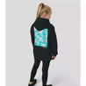McLaren F1 Kids Miami Miami Palm Graphic Hoodie-Black/Aqua Sky - Vintage F1 Racewear