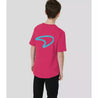 McLaren F1 Kids Miami Neon Graphic T-Shirt-Black/Vice Blue/Beetroot Purple - Vintage F1 Racewear
