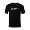 McLaren F1 Men's Miami Neon Graphic T-Shirt-Black/White/Vice Blue/Beetroot Purple/Crystal Rose/Aqua Sky - Vintage F1 Racewear