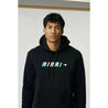 McLaren F1 Men's Miami Palm Graphic Hoodie -Black/Aqua Sky/Crystal Rose - Vintage F1 Racewear