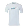 McLaren F1 Women's Miami Neon Graphic T-Shirt-White/Vice Blue/Beetroot Purple/Crystal Rose - Vintage F1 Racewear