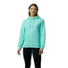 McLaren F1 Women's Miami Palm Graphic Hoodie-Crystal Rose/Aqua Sky - Vintage F1 Racewear