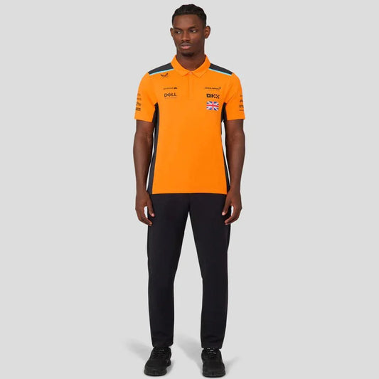 McLAREN POLO SHIRT NORRIS - AUTUMN GLORY - F1 Vintage Racewear