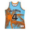 McLaren Racing F1 Special Edition Miami GP Lando Norris Mitchell & Ness Basketball Jersey - Vintage F1 Racewear
