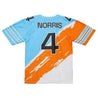 McLaren Racing F1 Special Edition Miami GP Lando Norris Mitchell & Ness Paintbrush Jersey - Vintage F1 Racewear